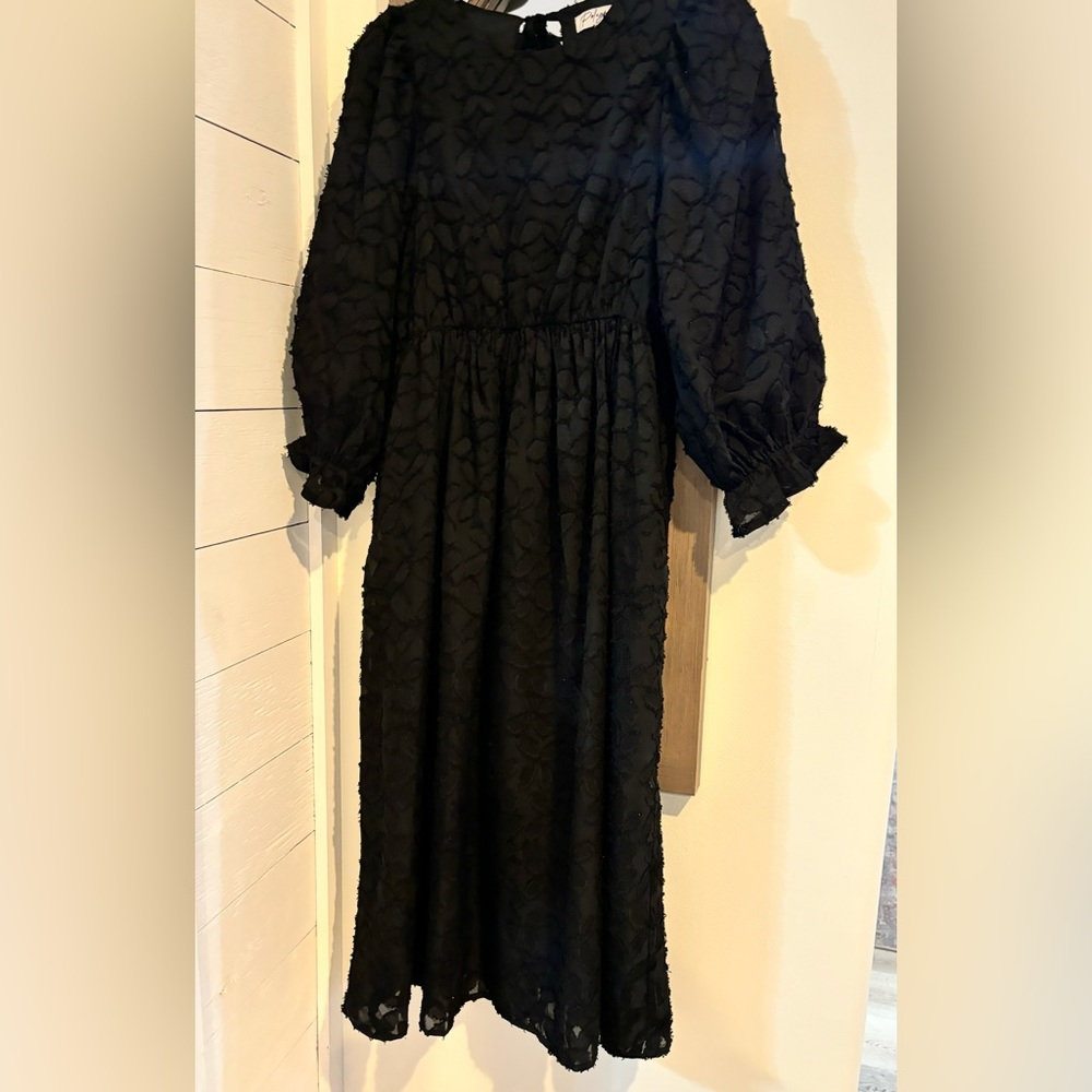 Black boutique dress, size Small